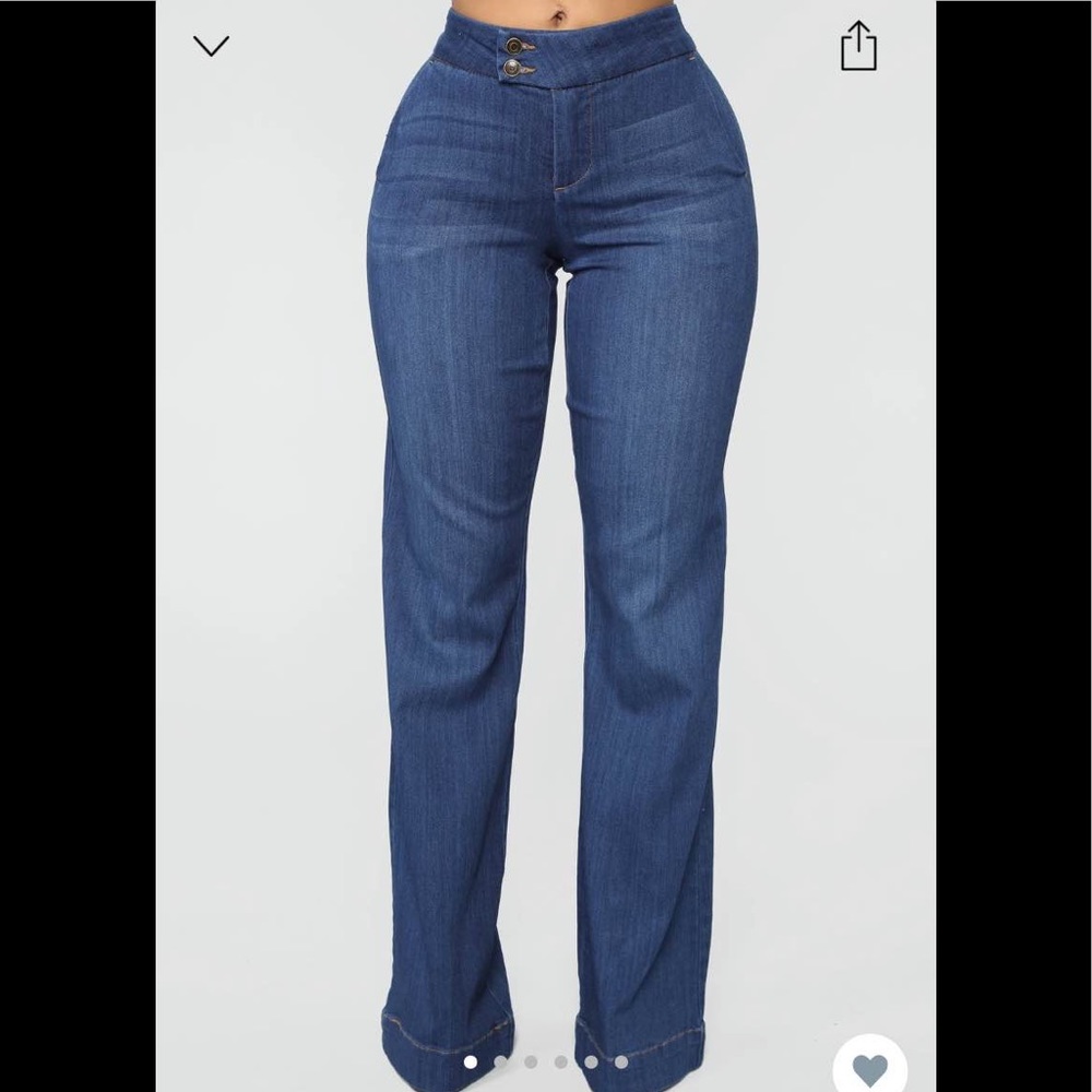 Fashion Nova Curve Flare Jeans